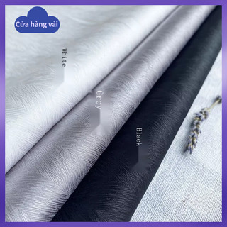 Vải may sườn xám chất lượng cao mềm mại màu trơn họa tiết xương cá 0.5m * 1.5m