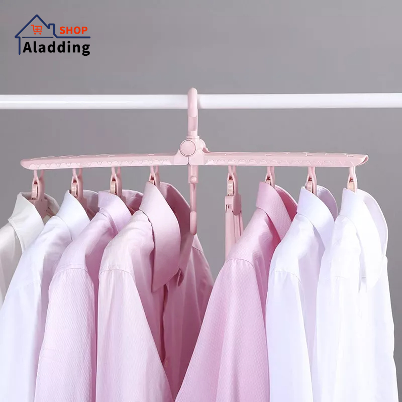 Aladding Móc Treo Quần Áo Có Thể Gấp Lại Đa Năng Không Để Lại Dấu Vết Sáng Tạo
