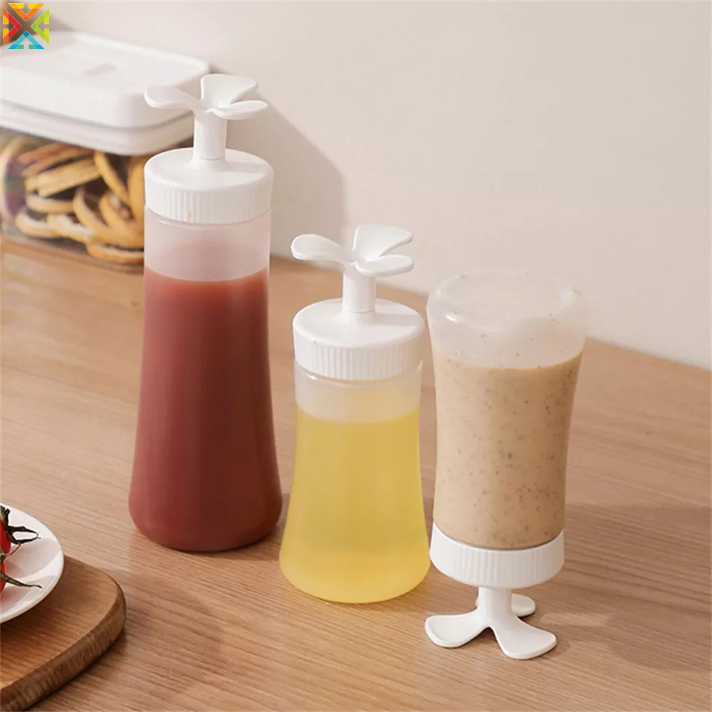Chai Nhựa Đựng Sốt Dạng Bóp 210ml / 350ml Tiện Dụng Cho Nhà Bếp