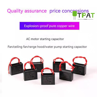 Tụ điện mô tơ khởi động quạt cbb61 450v 1uf 1.2 uf 1.5 uf 2uf 2.5 uf 3uf 3.5 uf 4uf 4.5 uf 5uf 6uf 8uf 10uf