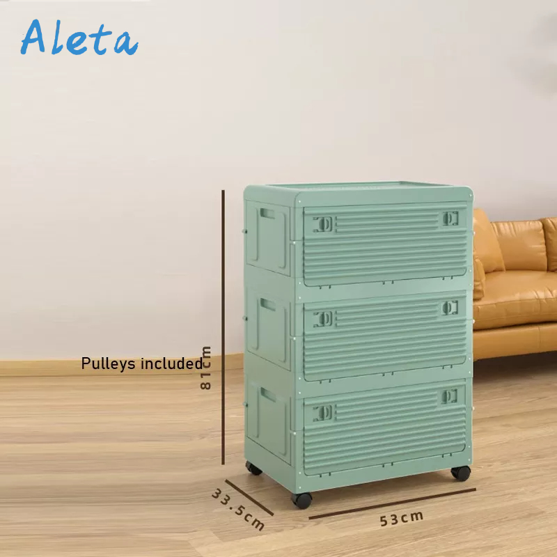 Aleta Tủ Đựng Đồ Ăn Vặt / Đồ Ăn Vặt Bằng Nhựa Không Cần Lắp Đặt Có Thể Gập Lại Cho Phòng Khách / Tủ Quần Áo Trẻ Em