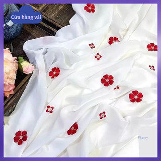 Vải Thêu Hoa Thủ Công Chất Lượng Cao 0.5m * 1.5m