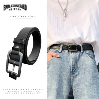 Dây thắt lưng PAUL FITZGERALD phong cách Hàn Quốc thời trang đơn giản dành cho nam