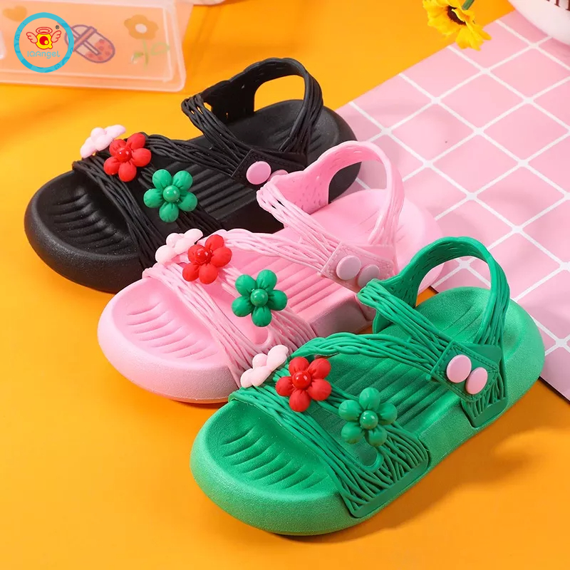 Xăng đan công chúa IQ ANGEL đế mềm chống trượt không gây tiếng ồn dành cho bé gái