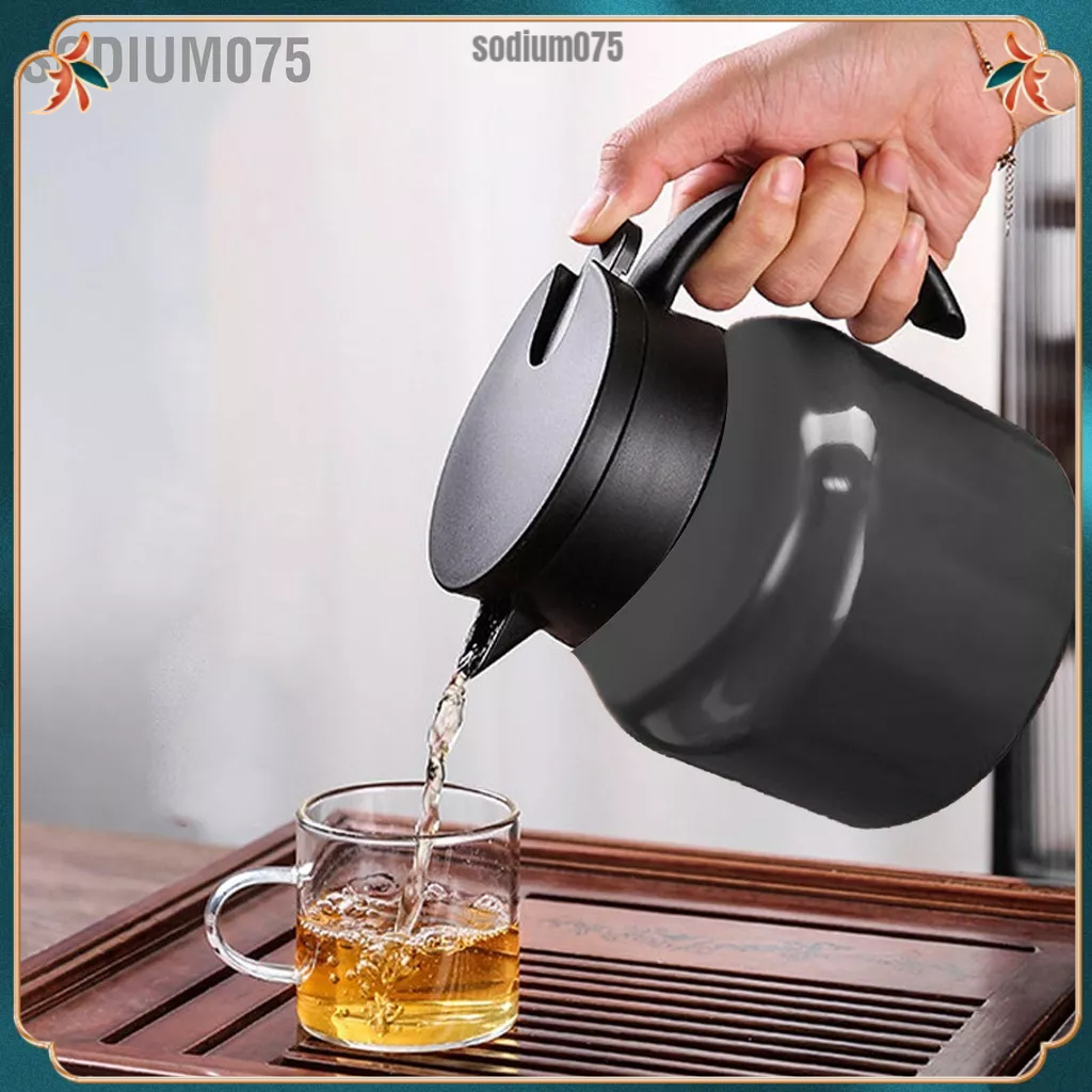 Sodium075 Ấm Trà Cách Nhiệt 1000Ml Tách Nước Bình Giữ Cà Phê Có Thể Tháo Rời Cho Gia Đình