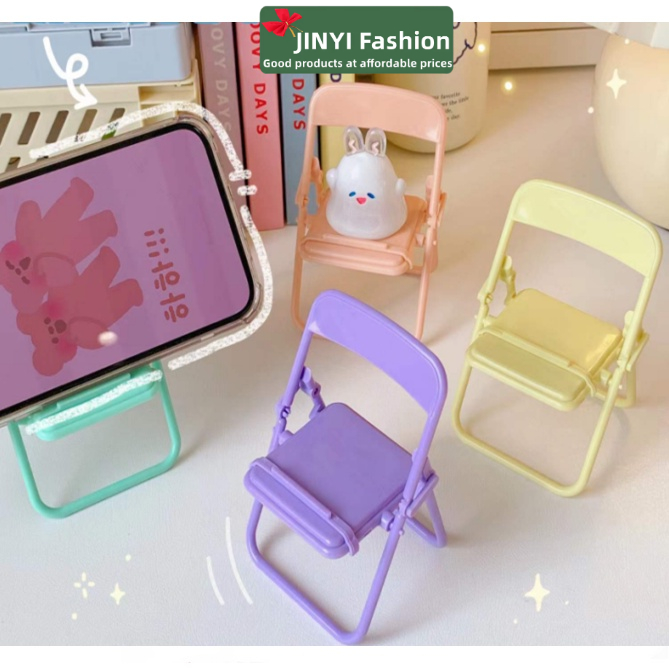 Giá Đỡ Điện Thoại Di Động Hình Ghế Ngồi macaron Dễ Thương Trang Trí Nhà Cửa