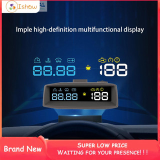 ⚡hot sale⚡universal head up display car hud display car speed digital projector obd2 ii eu high quality-ishow