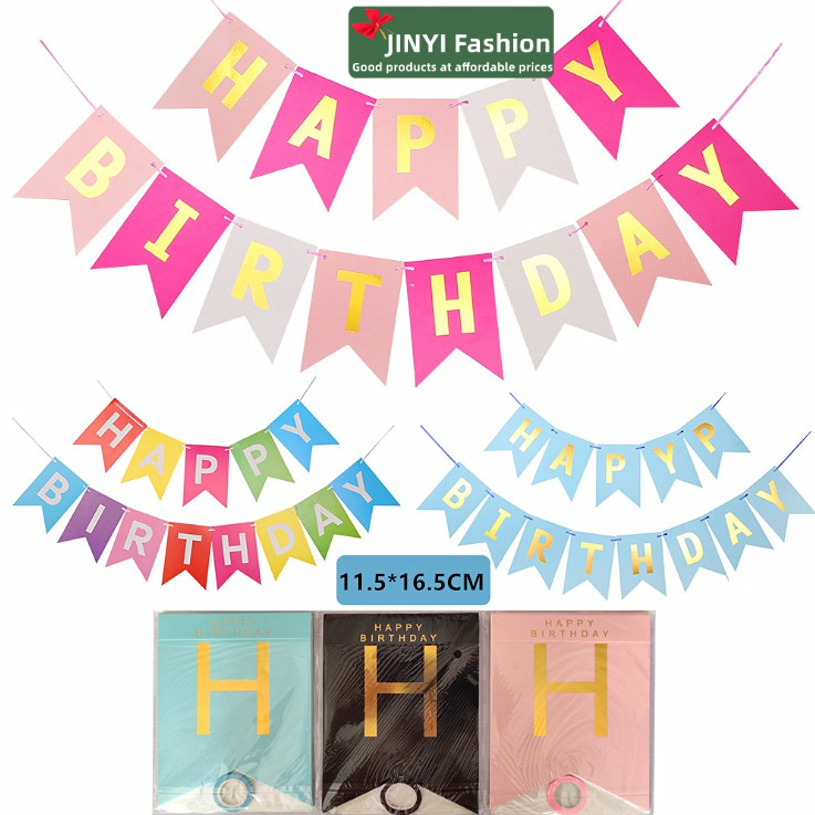 Dây Cờ Đuôi Cá Trang Trí Tiệc Sinh Nhật Độc Đáo