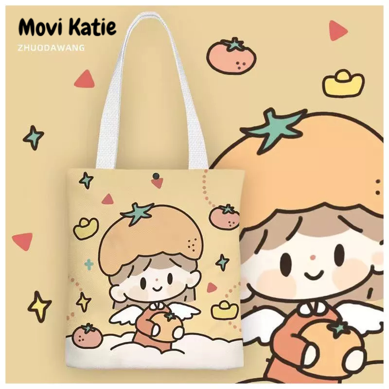 Movi Katie Ba Lô Vải canvas Dễ Thương Cho Nữ