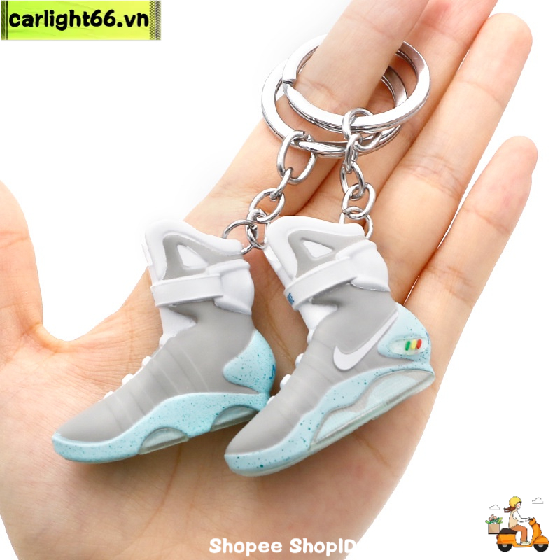 Móc Khóa Hình Đôi Giày Thể Thao 3D Phát Quang Độc Đáo/Mô Hình Giày Sneaker Mini