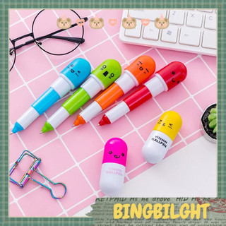 Bút viết hình viên thuốc mini dễ thương blingblight