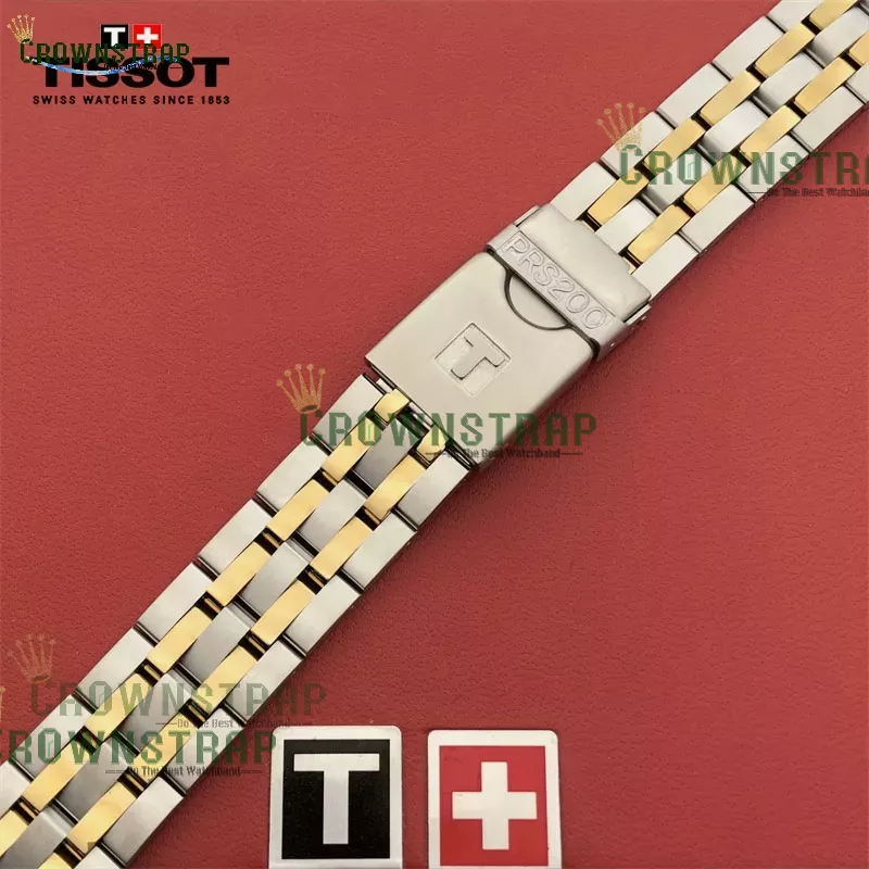 Dây Đeo Thép 19MM Cho Đồng Hồ Thông Minh Tissot 1853PRS200 original T067 19MM067417Vòng Đeo Tay Bằng Thép Không Gỉ