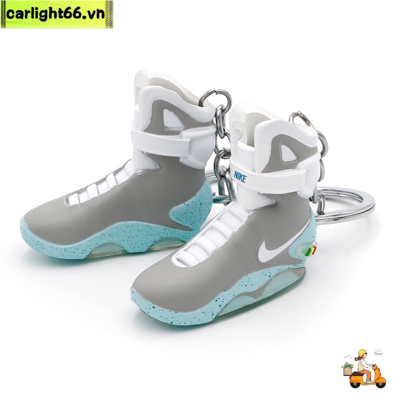 Móc Khóa Hình Đôi Giày Thể Thao 3D Phát Quang Độc Đáo/Mô Hình Giày Sneaker Mini