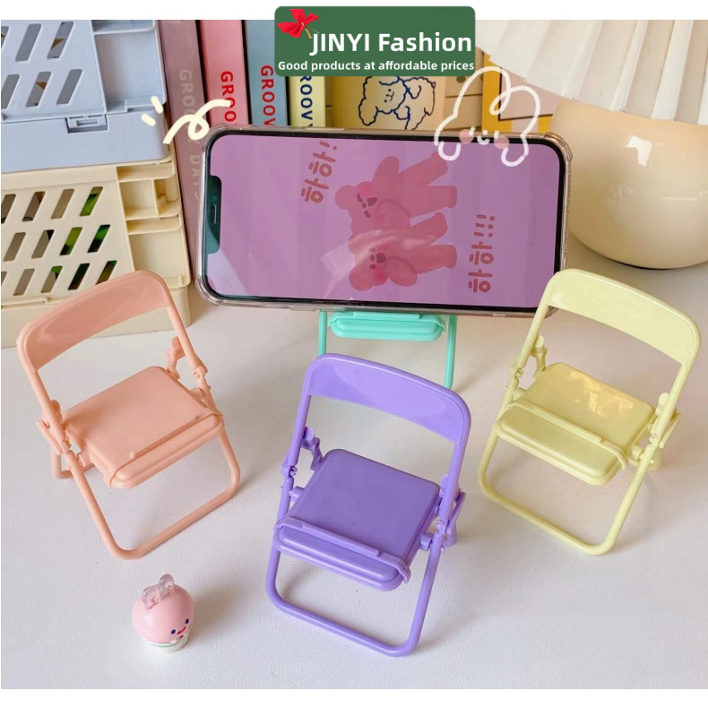 Giá Đỡ Điện Thoại Di Động Hình Ghế Ngồi macaron Dễ Thương Trang Trí Nhà Cửa