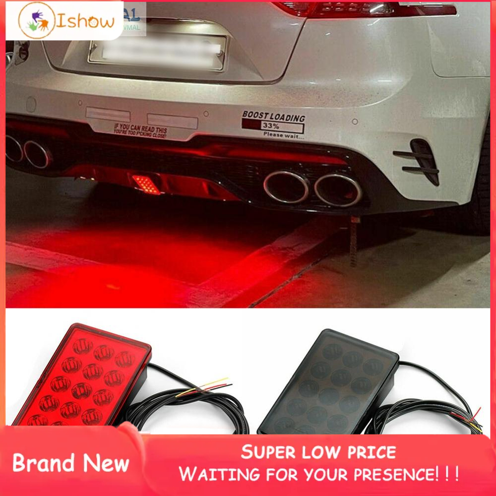 ⚡Hot Sale⚡F1 Style 15 LED Rear 3rd Third Strobe Flashing Tail Brake Stop Light Universal-ISHOW