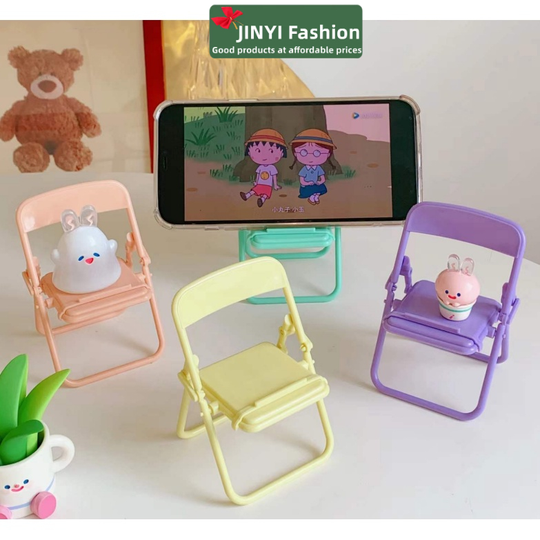 Giá Đỡ Điện Thoại Di Động Hình Ghế Ngồi macaron Dễ Thương Trang Trí Nhà Cửa