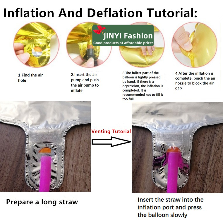 Bong Bóng Nhôm Hình Trái Tim 5 Inch Dùng Trang Trí Tiệc Sinh Nhật