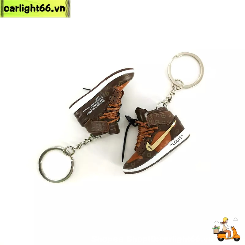 Móc Khóa Xe Hơi / Ba Lô / Túi Xách Hình Giày Thể Thao Độc Đáo Dùng Làm Quà Tặ/Mô Hình Giày Sneaker Mini