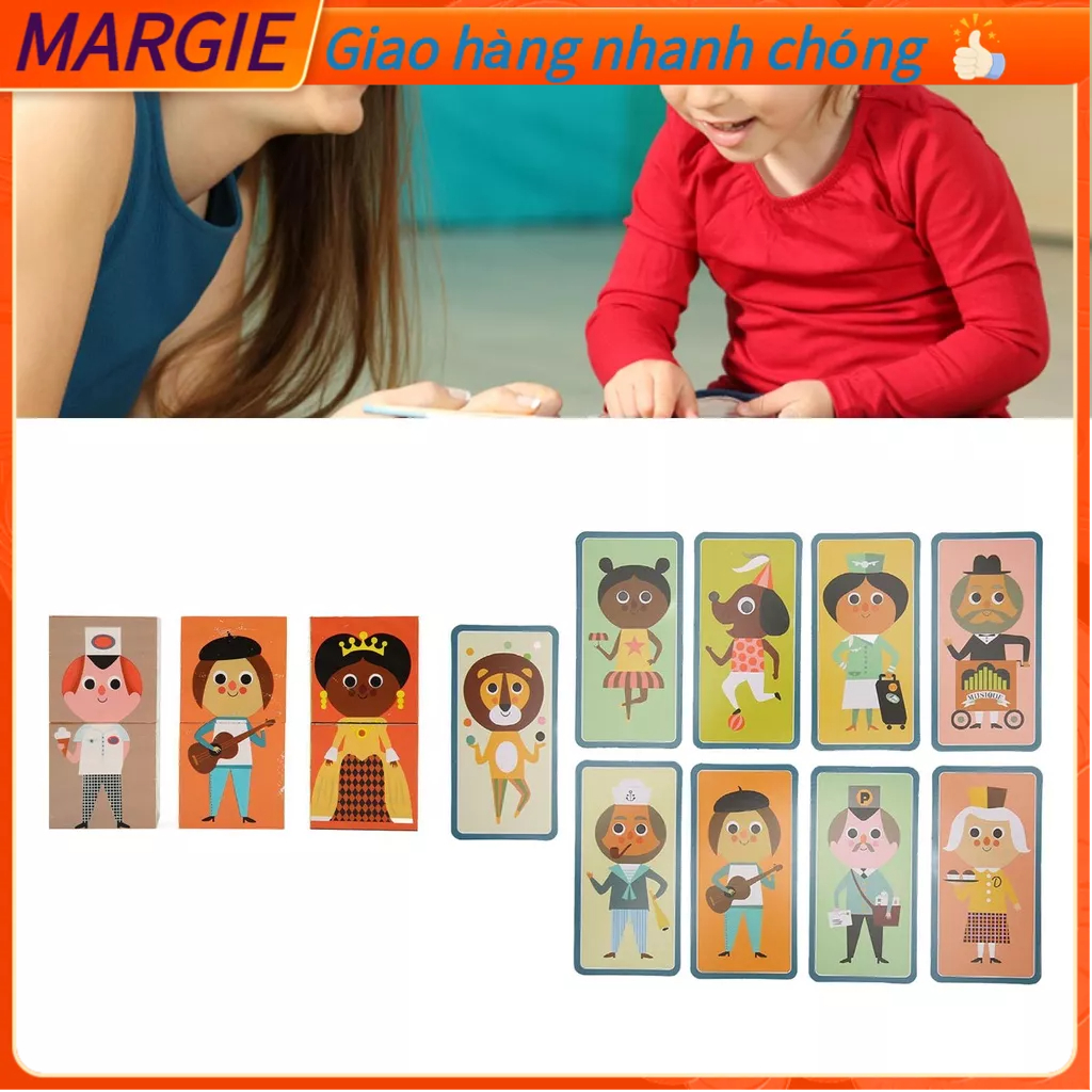MARGIE Trò Chơi Ghép Hình Đồ Xếp DIY Kết Hợp Tô Màu Nhận Thức Các Khối Xây Dựng 3D Được Đánh Bóng Tinh Xảo Cho Trẻ Em Trên 36 Tháng