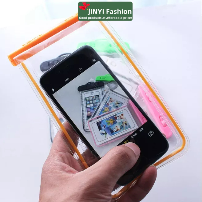Glow điện thoại di động túi chống thấm~Bơi trôi trong suốt màn hình cảm ứng túi chống thấm nước chụp ảnh dưới nước