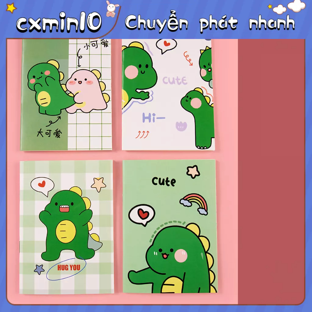 Sổ Tay 32 Trang Giấy Ghi Chú Họa Tiết Hoạt Hình Dễ Thương cxmin10