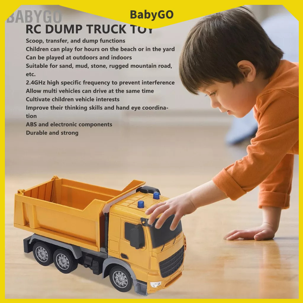 BabyGo Đồ chơi xe công trình điều khiển từ xa RC Transport 1:24 6WD 2.4Ghz