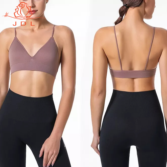 Áo Ngực Thể Thao Dây Mảnh Co Giãn Không Đường May Thời Trang Cao Cấp