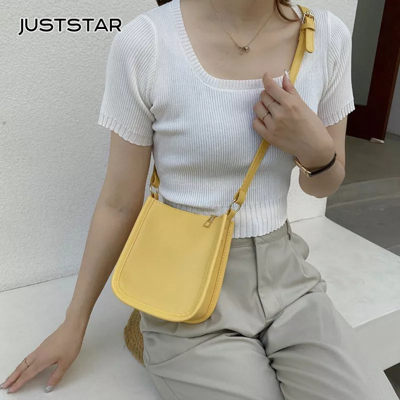 Túi xách JUSTSTAR da PU đeo chéo thời trang dành cho nữ
