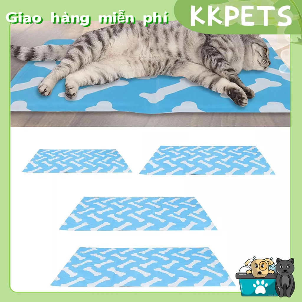 Thảm Gel Làm Mát Toàn Diện Chống Thấm Nước Bền Bỉ Dành Cho Chó Mèo