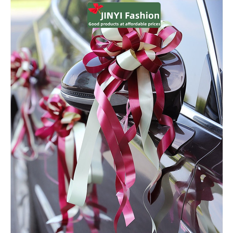 1 Dây Ruy Băng Thắt Nơ Hoa Trang Trí Nhà Cửa/Xe Hơi/Tải Làm Quà Tặng DIY