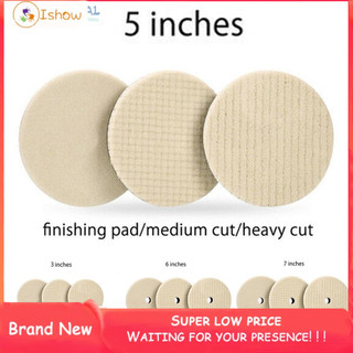 Miếng len đánh bóng gạch men/đá màu trắng 3/5/6/7 inch