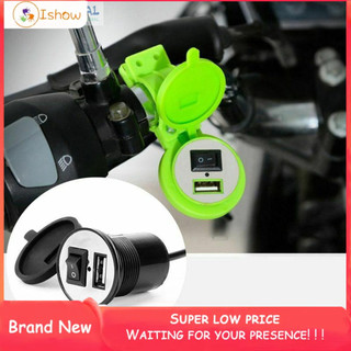 Đầu sạc điện thoại dùng cho xe máy chống nước có cổng USB tiện dụng