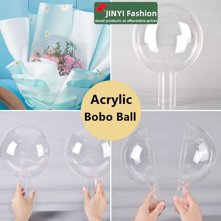 Quả Cầu Trong Suốt Bằng Acrylic Dùng Trang Trí Tiệc Cưới/Sinh Nhật