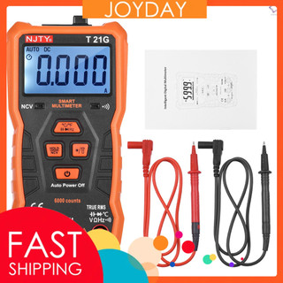 Bộ Đồng Hồ Đo Điện Trở Đa Năng Njty T21G 6000 2-inch Lcd Acv Dcv