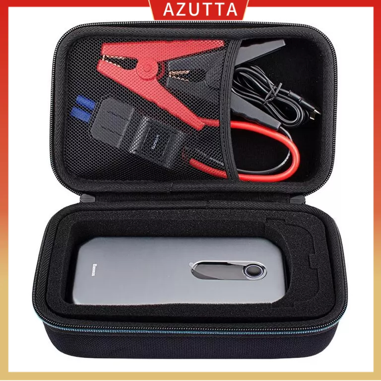 Túi Du Lịch Cứng EVA Mới Nhất Cho Baseus 12000 MAh Xe Jump Starter Power Bank 1000A Pin Sạc Xe Hơi Túi