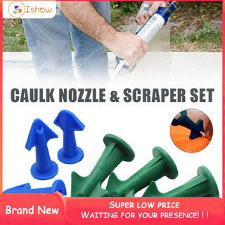 Set 3 đầu silicon cho xịt keo hoàn thiện cửa sổ