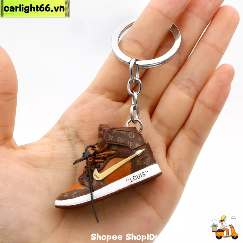 Móc Khóa Xe Hơi / Ba Lô / Túi Xách Hình Giày Thể Thao Độc Đáo Dùng Làm Quà Tặ/Mô Hình Giày Sneaker Mini