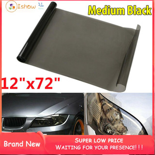 1 Cuộn Phim Dán Khói Chống Nước 35% Màu Đen