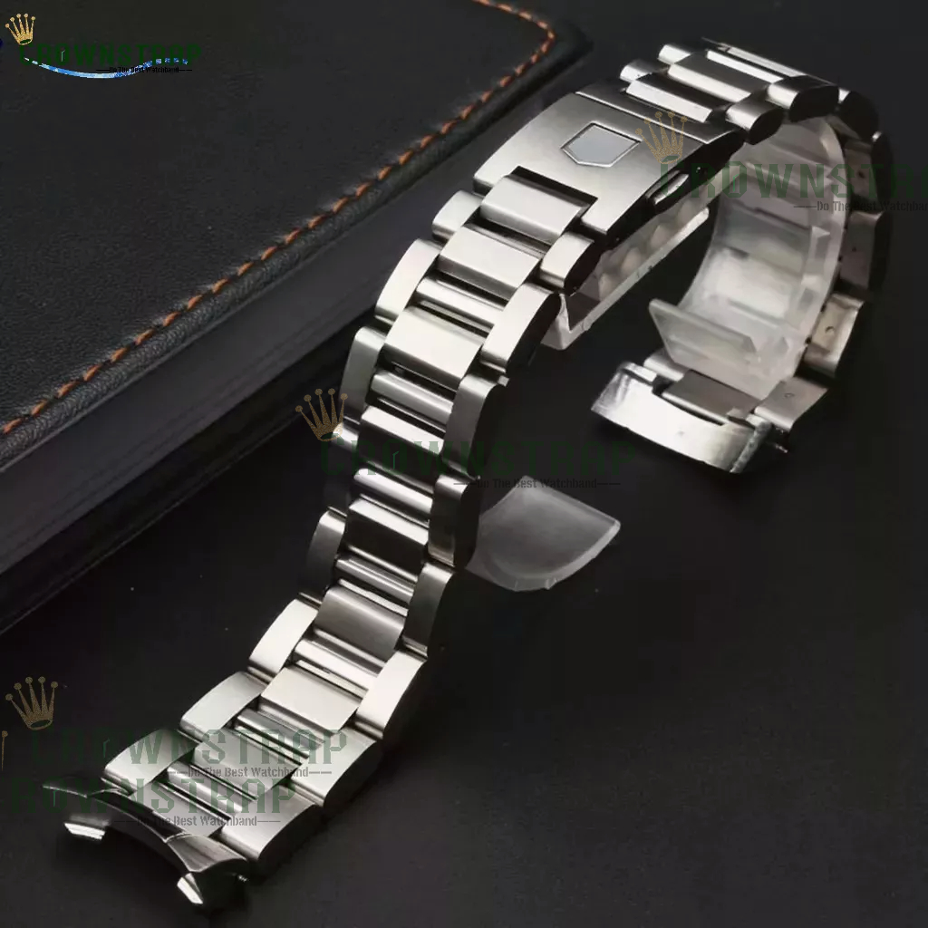 TAG Heuer Dây đeo bằng thép không gỉ 22mm 24mm Dây đeo đồng hồ F1 Jing Dive Series Dây đeo bằng thép không gỉ