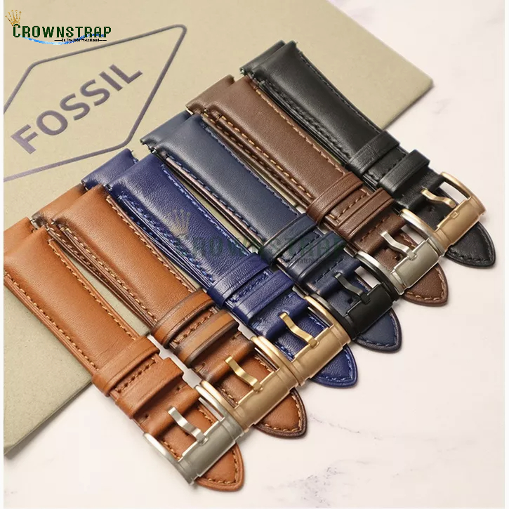 Đối với dây đeo FOSSIL Dây da 22mm 24mm Đối với dây đeo đồng hồ FOSSIL