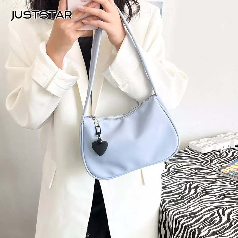 Túi xách JUSTSTAR nylon đơn giản thời trang cho nữ