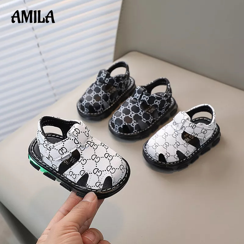 AMILA Xăng đan Đế Mềm Chống Trượt Thoáng Khí Dành Cho Bé Trai