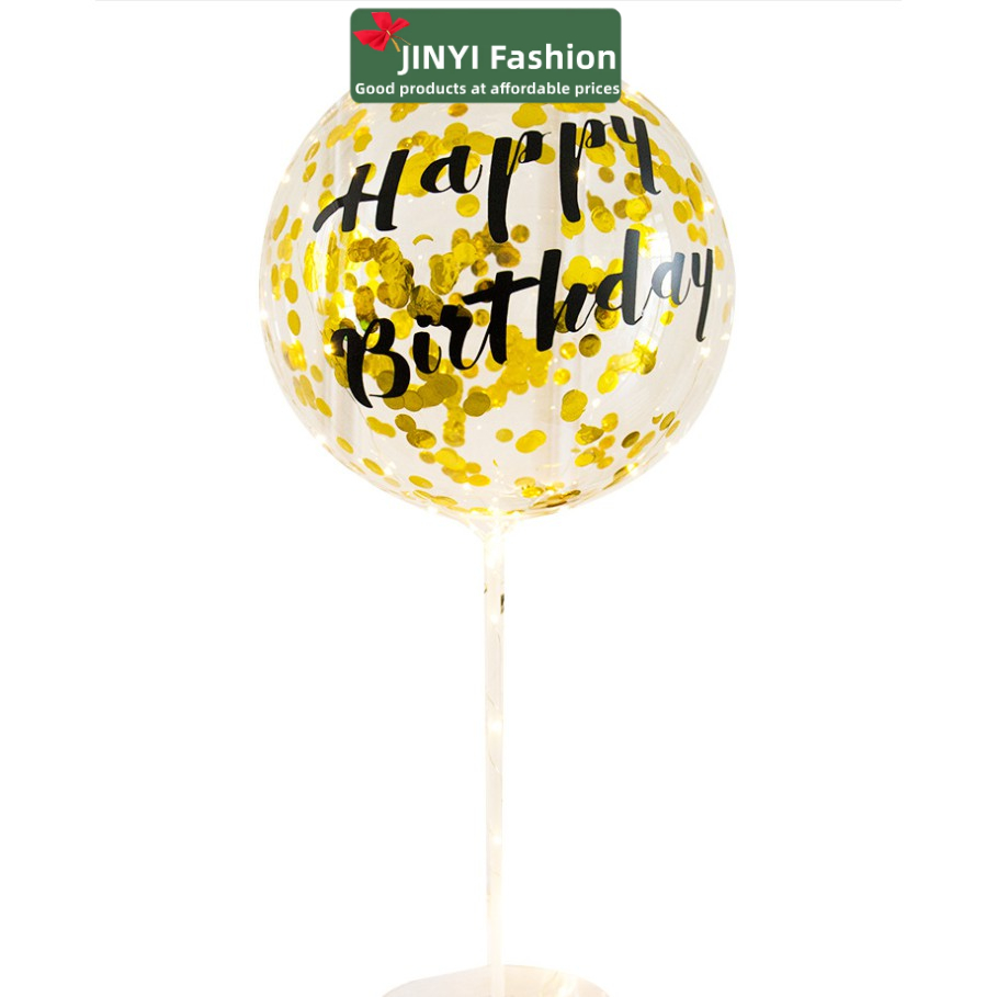 1 Nhãn Dán Trang Trí Sinh Nhật Cỡ Nhỏ 5-20 Inch Bobo