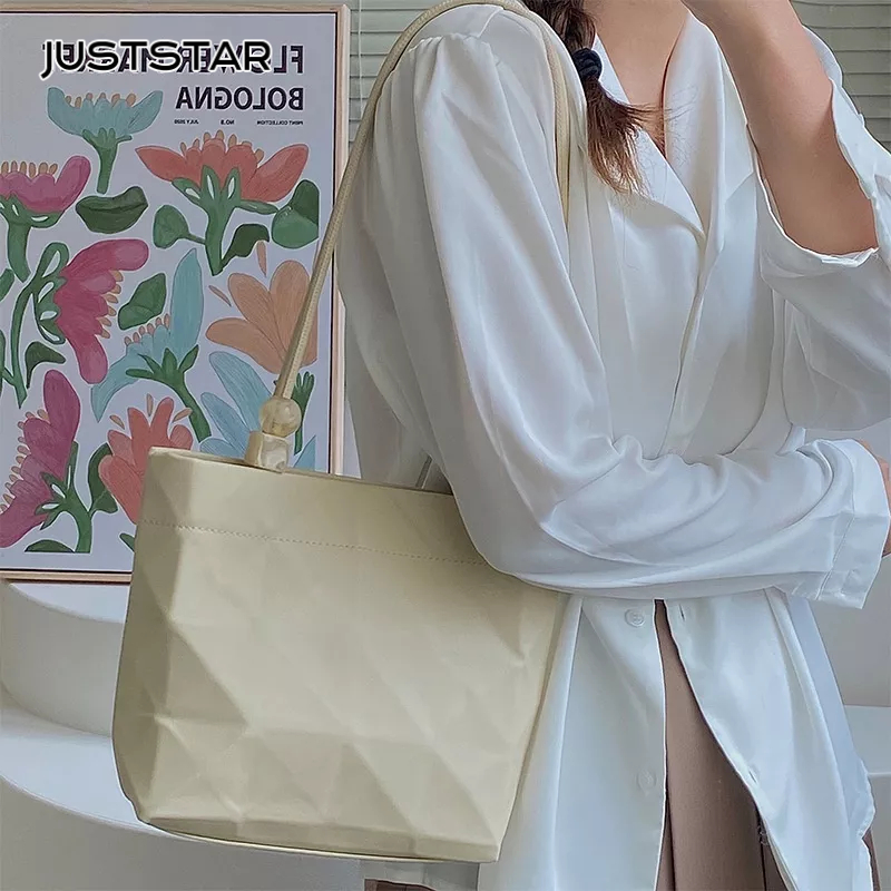Túi xách JUSTSTAR dáng vuông đơn giản cá tính thời trang