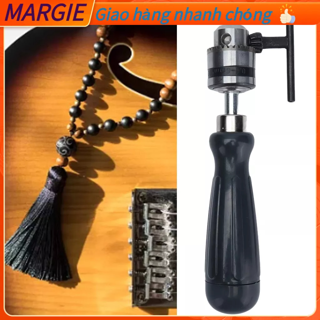 Máy Khoan Cầm Tay Thép Carbon Bằng Quay Mũi Có Mâm Cặp Chìa Khóa Và 5 Chiếc Nhựa Gỗ Trang Sức Hạt nhựa MARGIE O.