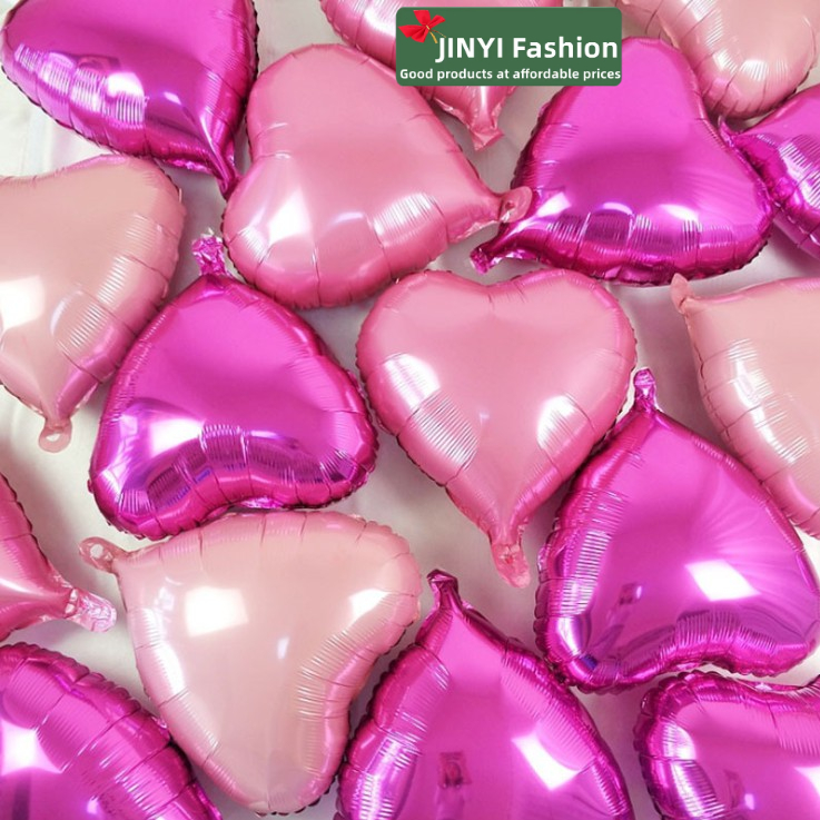 Bong Bóng Nhôm Hình Trái Tim 5 Inch Dùng Trang Trí Tiệc Sinh Nhật