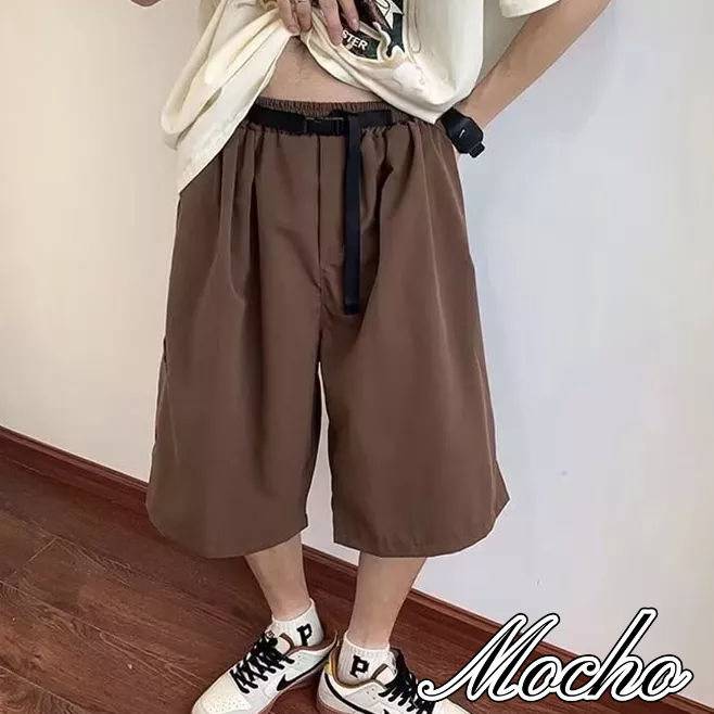 Quần Short Màu Trơn Thời Trang Mùa Hè Phong Cách Hàn Quốc Cho Nam