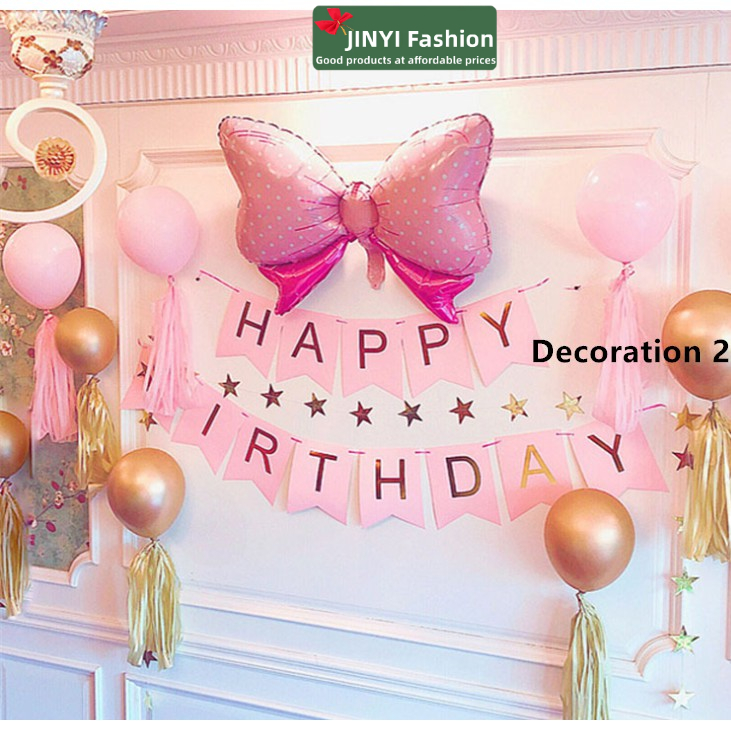 Dây Cờ Đuôi Cá Trang Trí Tiệc Sinh Nhật Độc Đáo