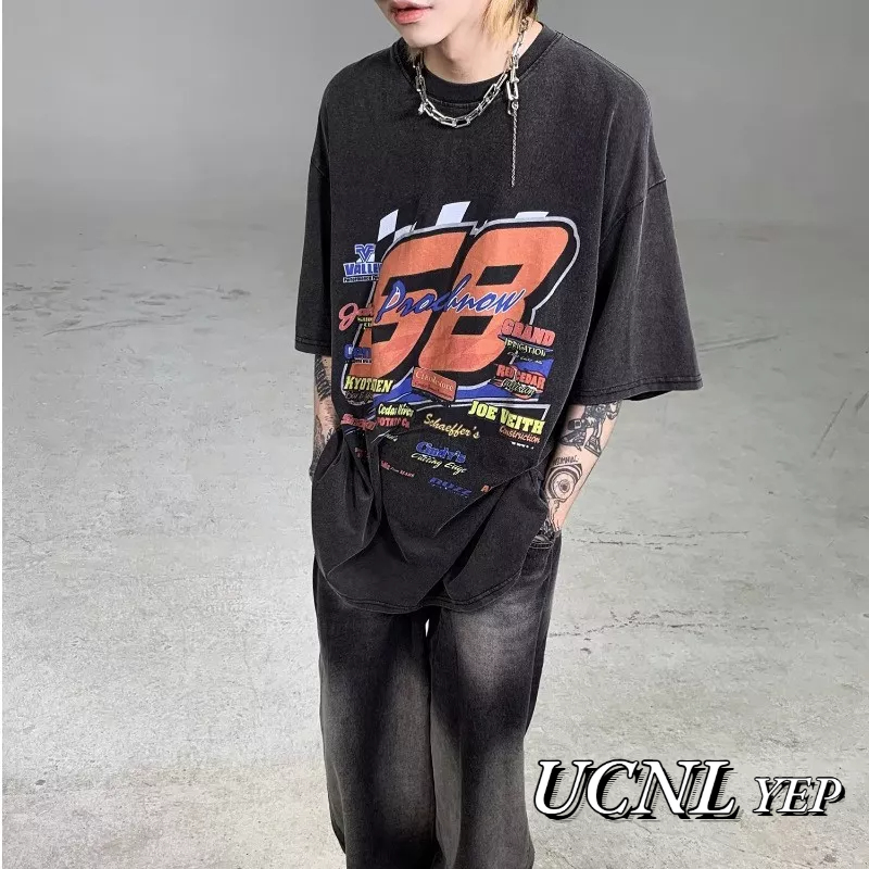 Áo Thun Tay Ngắn Cổ Tròn Thời Trang Mùa Hè Cho Nam