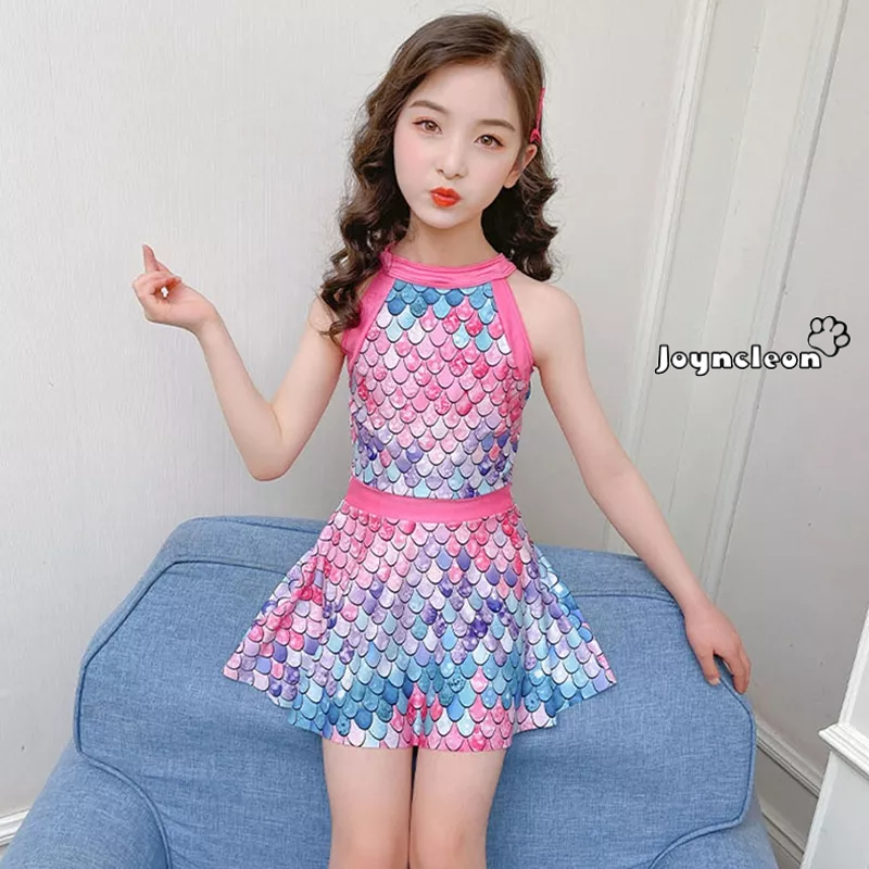 JOYNCLEON Bộ Đồ Bơi Nàng Tiên Cá Xinh Xắn Cho Bé Gái